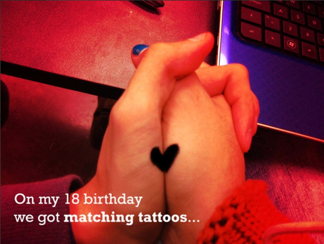 And on my 19th birthday, I was seeing someone else...