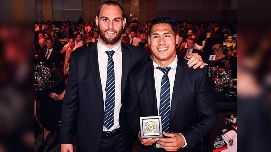 Roger Tuivasa-Sheck hits the jackpot at the Vodafone Warriors end of season awards