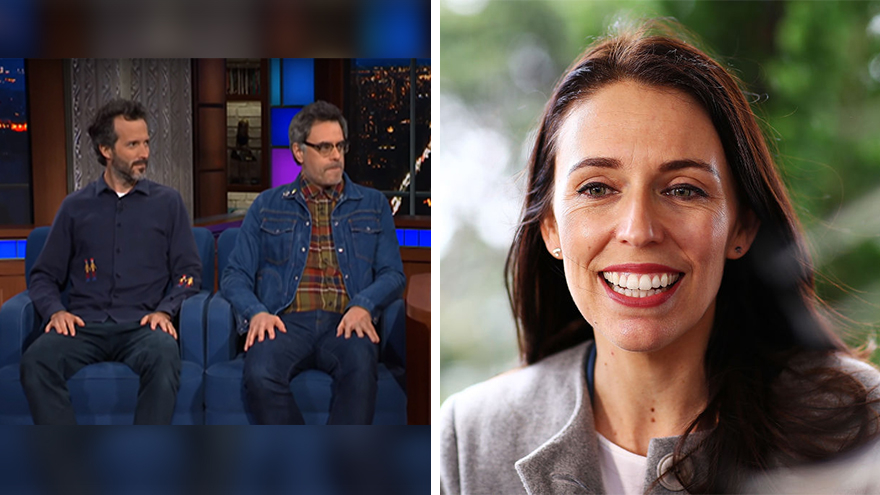 Jacinda Ardern's dinner with the Flight of the Conchords