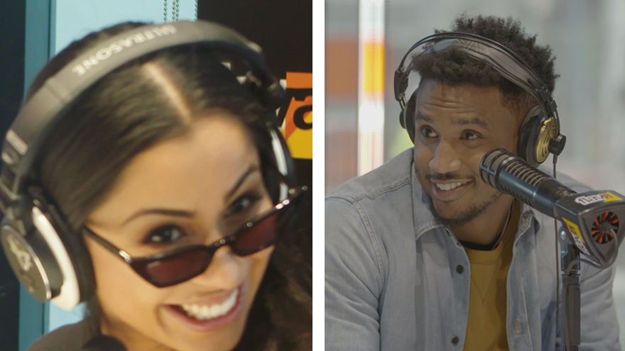 Trey Songz takes on our boy Storme in a pick-up-line competition!
