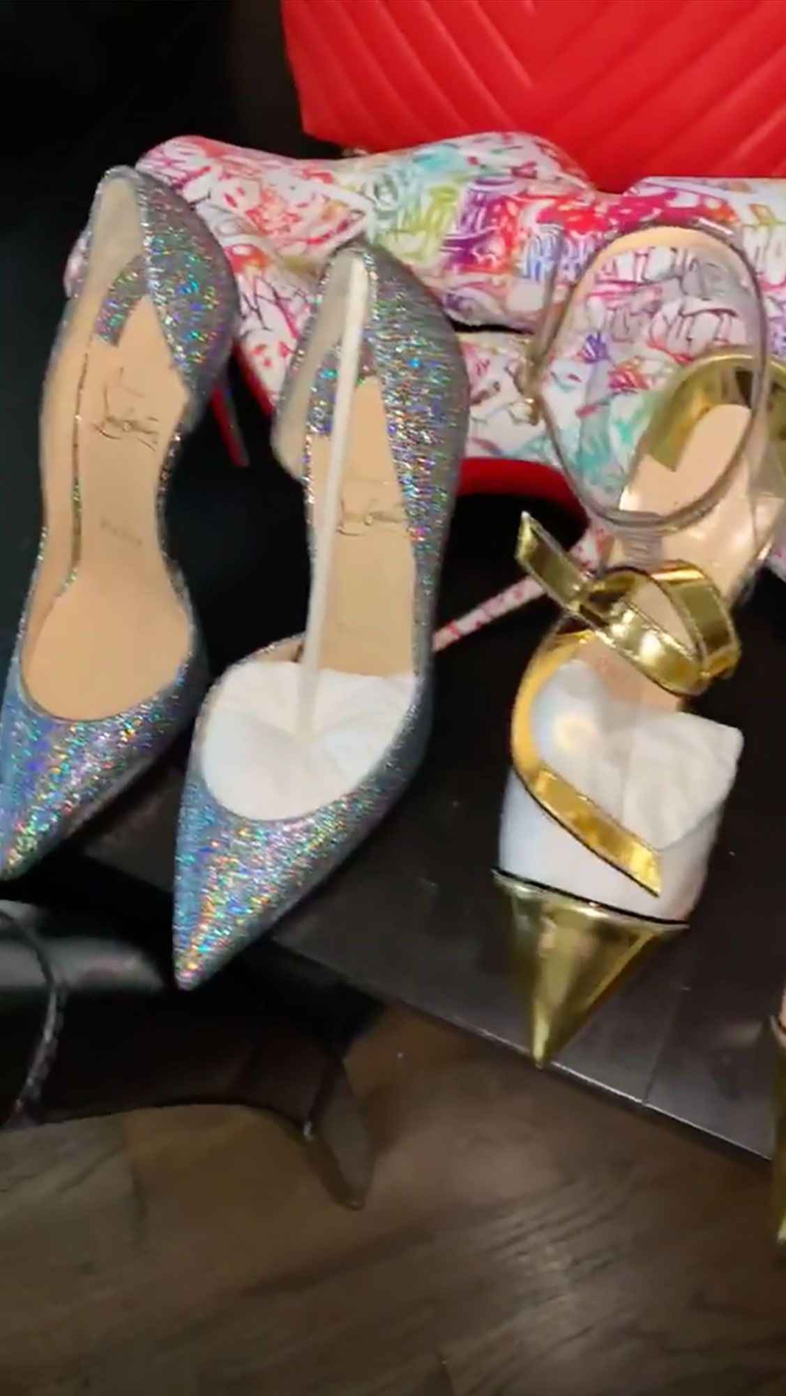 tan cardi b shoes