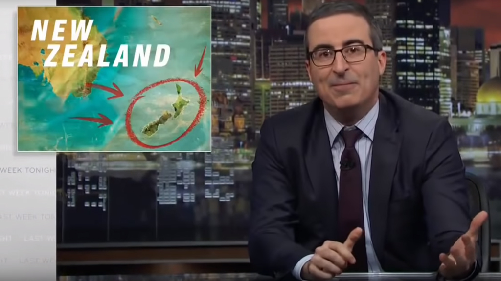 English Comedian John Oliver calls out New Zealand AGAIN!