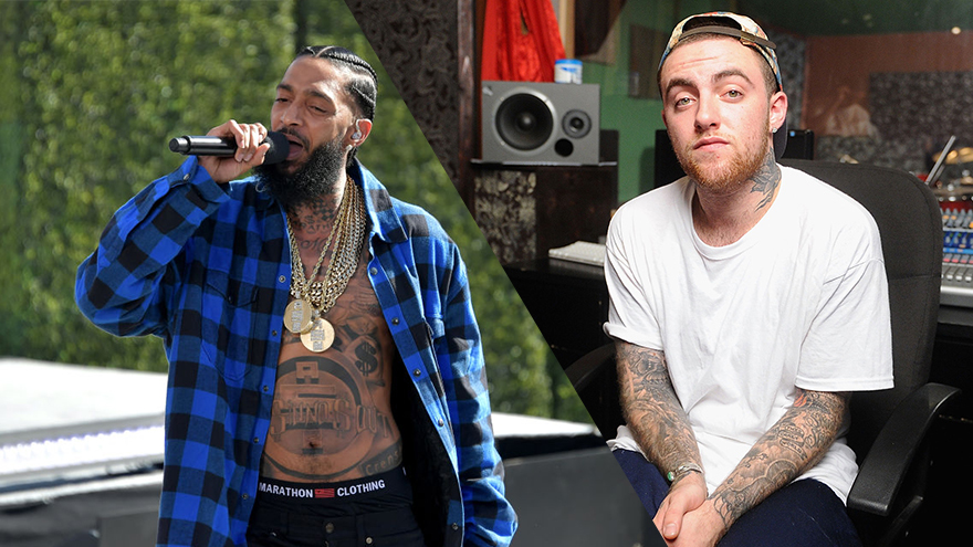 Video goes viral of Mac Miller and Nipsey Hussle together