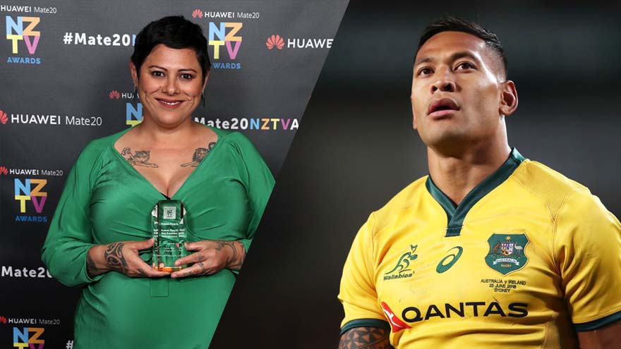 Anika Moa shares hilarious video calling out Israel Folau