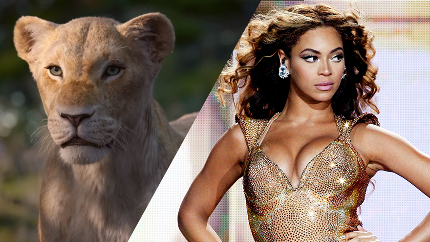 Our first look at Beyoncé in the new Lion King movie!