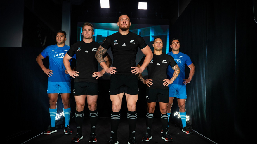 All Blacks unveil their latest team jersey for the 2019 Rugby World Cup