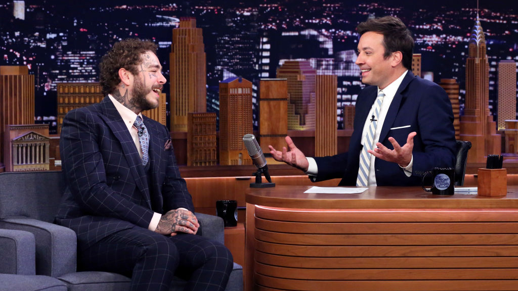 Post Malone previews new music from his unreleased album on US TV