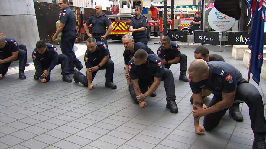 Kiwi firefighters perform Haka in tribute to 9/11 victims