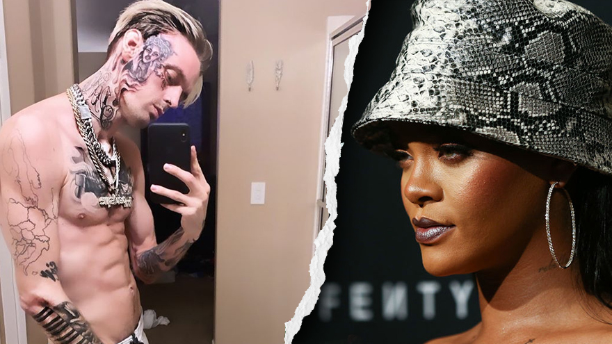 Fans React to Aaron Carter Getting His Face Tattoo Touched up and They  Didnt Hold Back