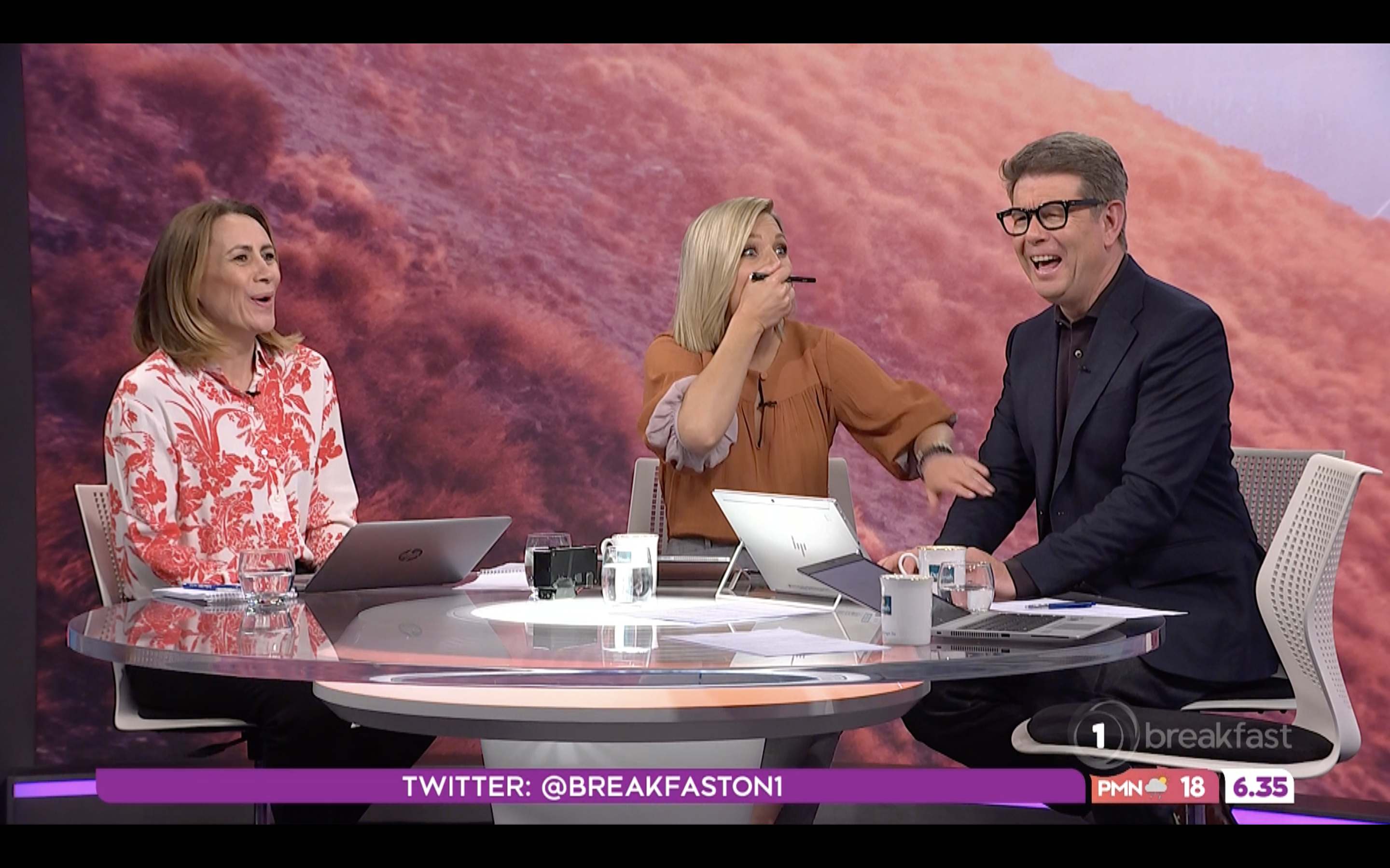 Hayley Holt drops F Bomb LIVE on Breakfast TV