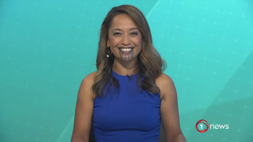 “This is for us. All of us.” - TVNZ 1 Newsreader Oriini Kaipara presents 1 NEWS bulletin