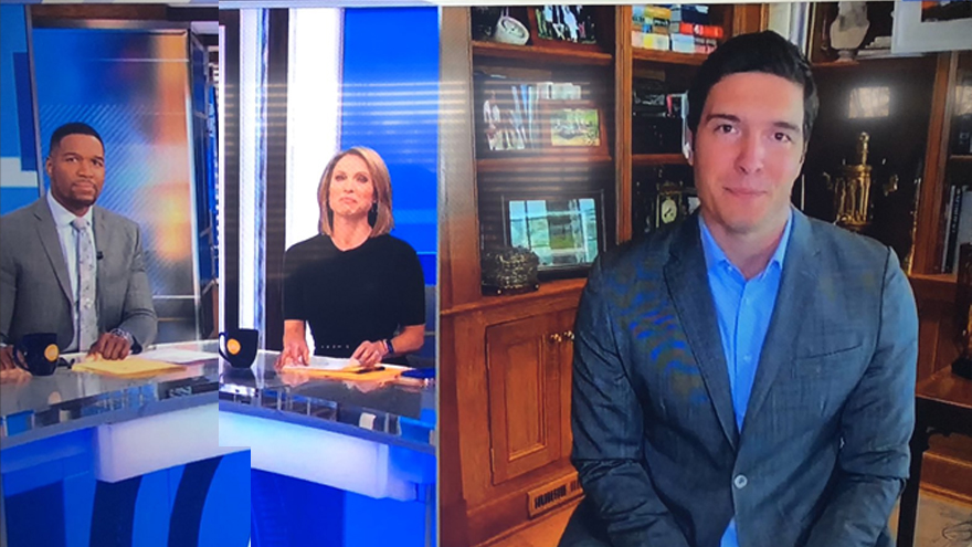 Video of reporter busted not wearing pants on live TV goes viral