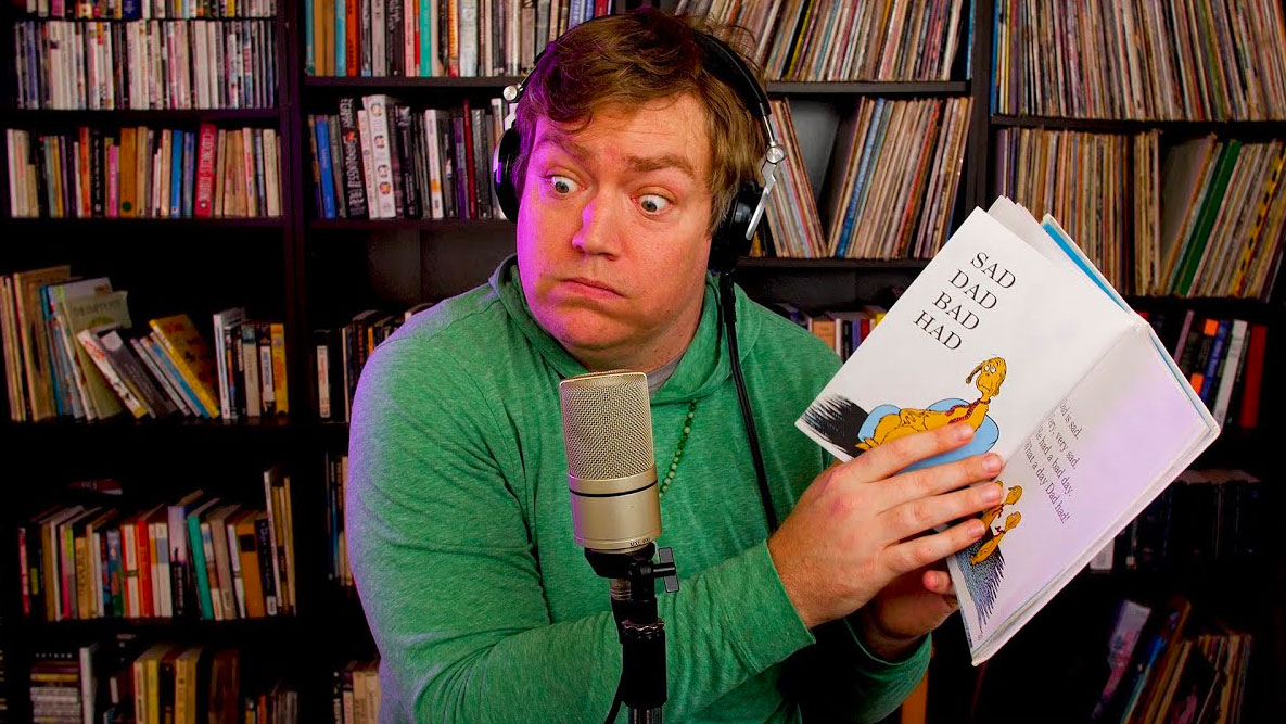 Man rapping Dr Seuss rhymes mashed up with Dr Dre beats goes viral online