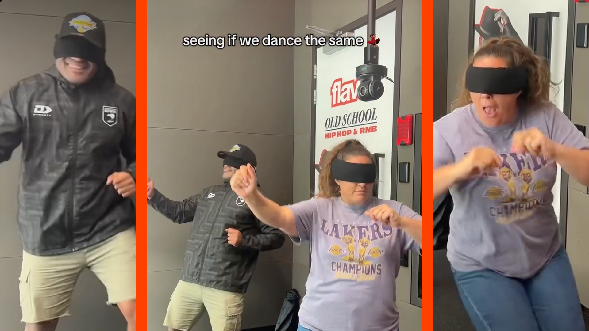 Watch: K'Lee & Charlie dance blindfolded