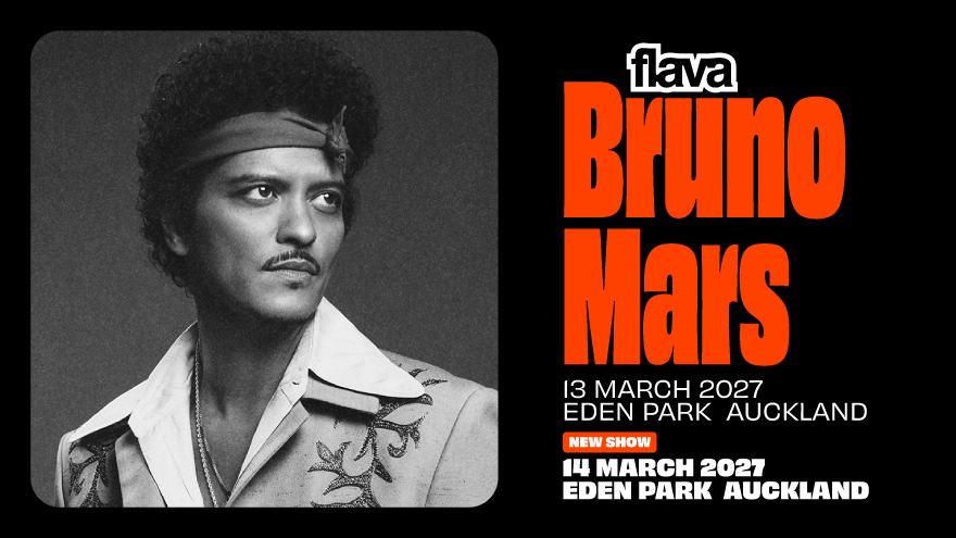 Bruno Mars is coming to Aotearoa - New Show Added!