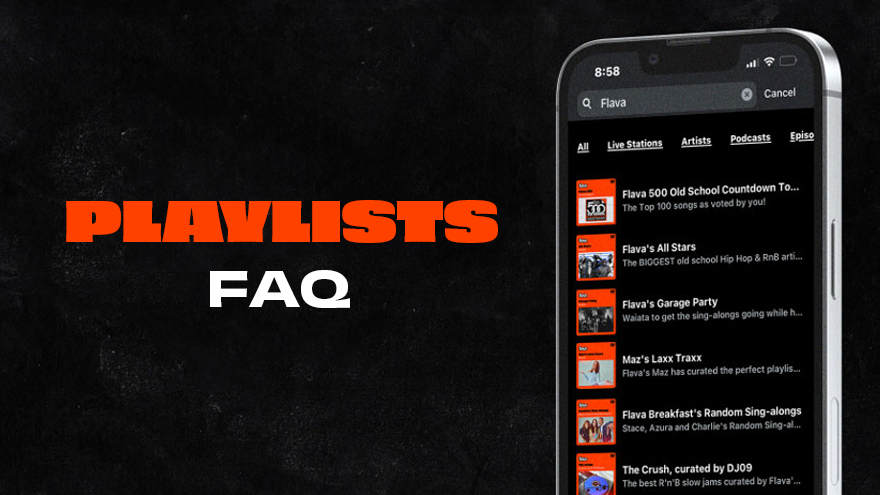 iHeartRadio Playlists FAQ