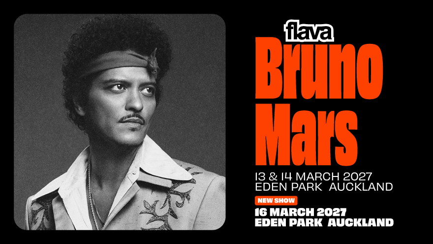 Bruno Mars is coming to Aotearoa