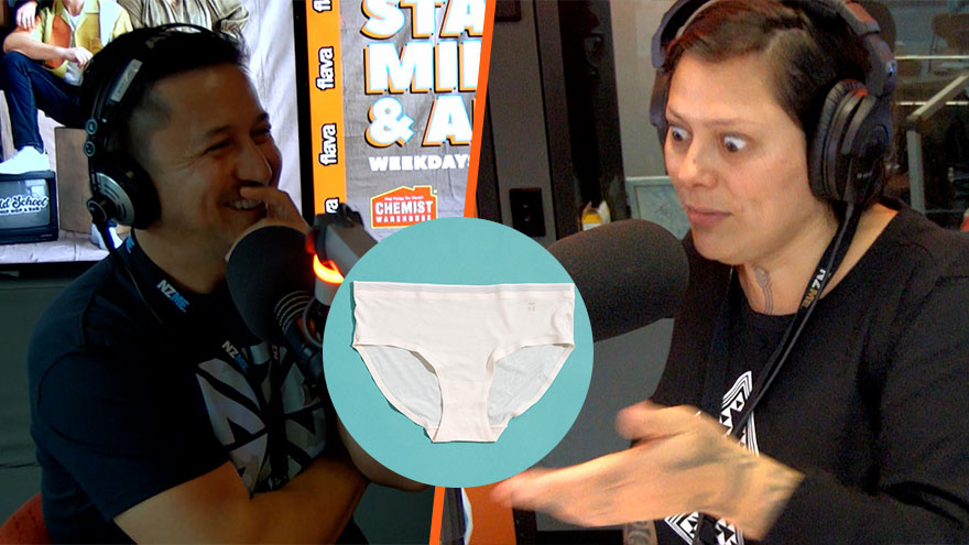 Anika explains why she's wearing crotchless undies!