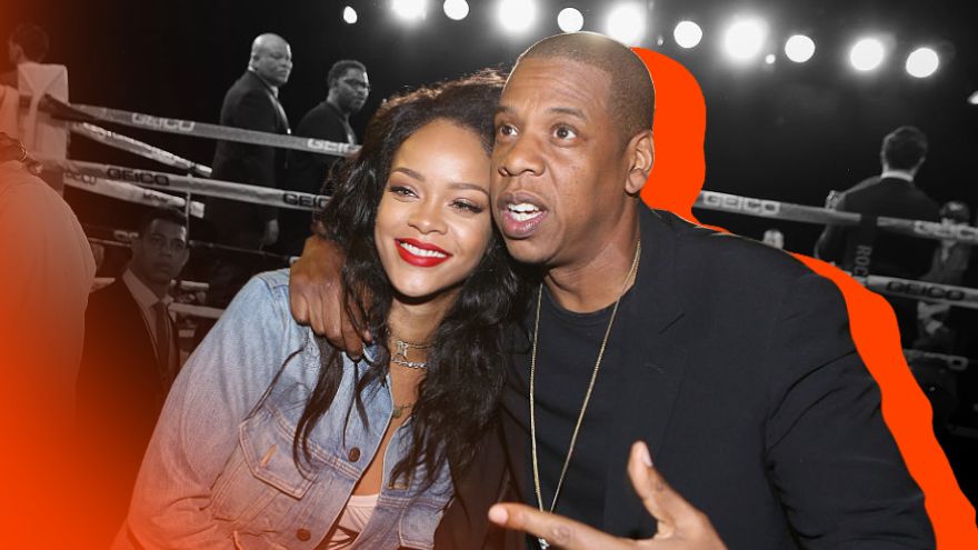 Rihanna surprises fans at Jay-z performance