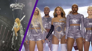 WATCH: Beyoncé's dancer save her from almost having a Nip-Slip