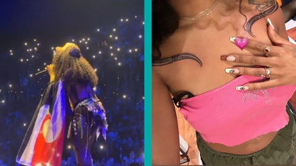 SZA gets a Kirituhi whilst on tour in Aotearoa