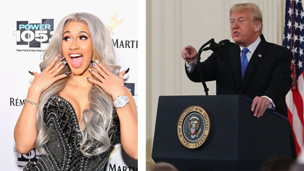 Cardi B to challenge President Donald Trump?!