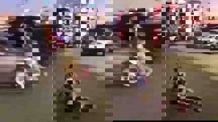 Video goes viral of driver hitting pedestrians and crashing at Manurewa petrol station