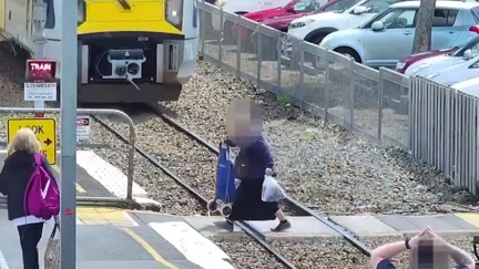 Chilling new train safety video shows train near-misses