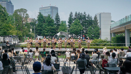 Rotorua kapa haka group perform in Japan with SIX60 ahead of ABs game