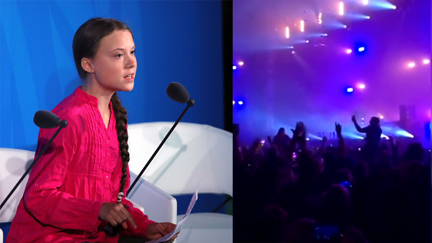 DJ Fat Boy Slim creates mashup of Right Here, Right Now with Greta Thunberg