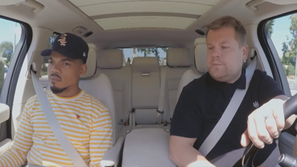 Chance the Rapper appears in Carpool Karaoke episode