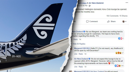 Air New Zealand call out 'racist boomer' in social media post