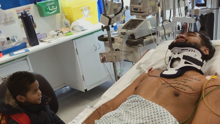 Kiwi rugby player suffers serious spinal injury