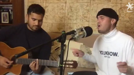 Stan Walker performs live Facebook concert