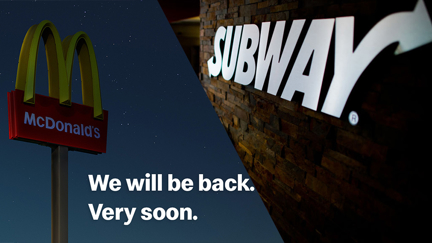 McDonalds and Subway reveals when they plan to reopen their stores