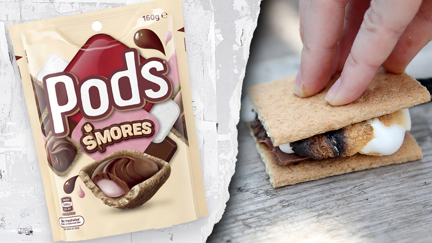 Smores flavoured Pods are available in Aotearoa now!