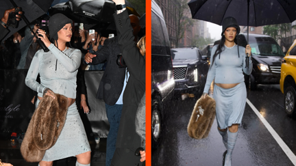 Rihanna reveals third pregnancy with A$AP Rocky at Met Gala 2025