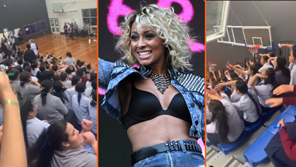 Keri Hilson shows love to Auckland High School