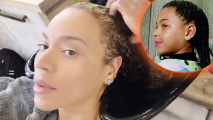 Beyoncé's flaunts her natural hair in a new video