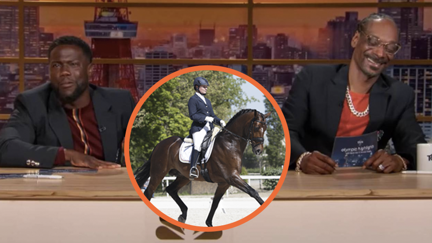 Snoop Dogg and Kevin Hart commentating the Olympic equestrian is the funniest thing you'll see all day