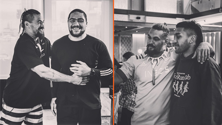 Jason Momoa meets his NZ Childhood hero